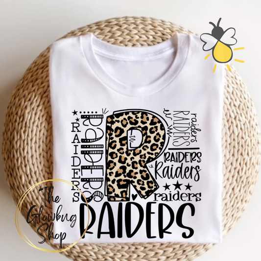 Raiders Leopard Typography