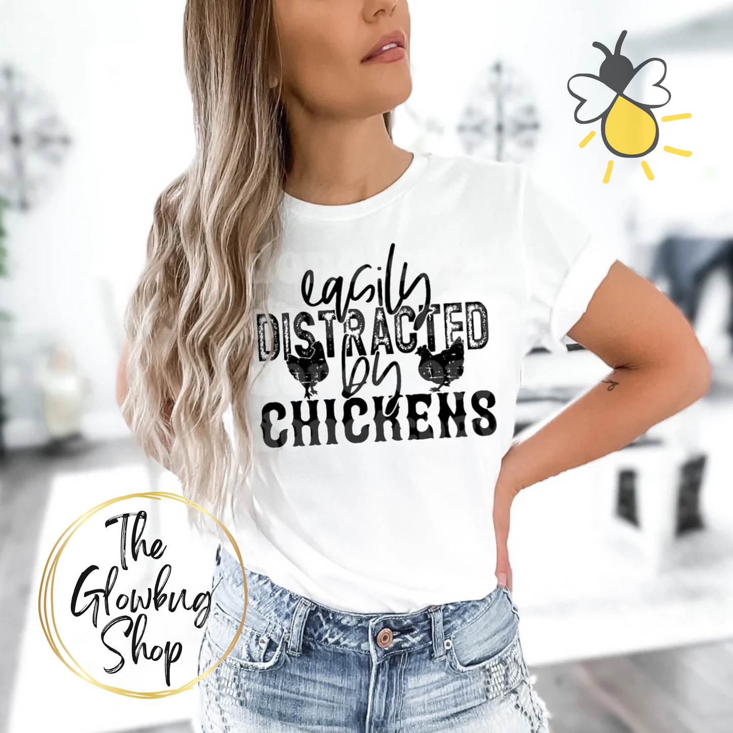 Easily Distracted By Chickens lol
