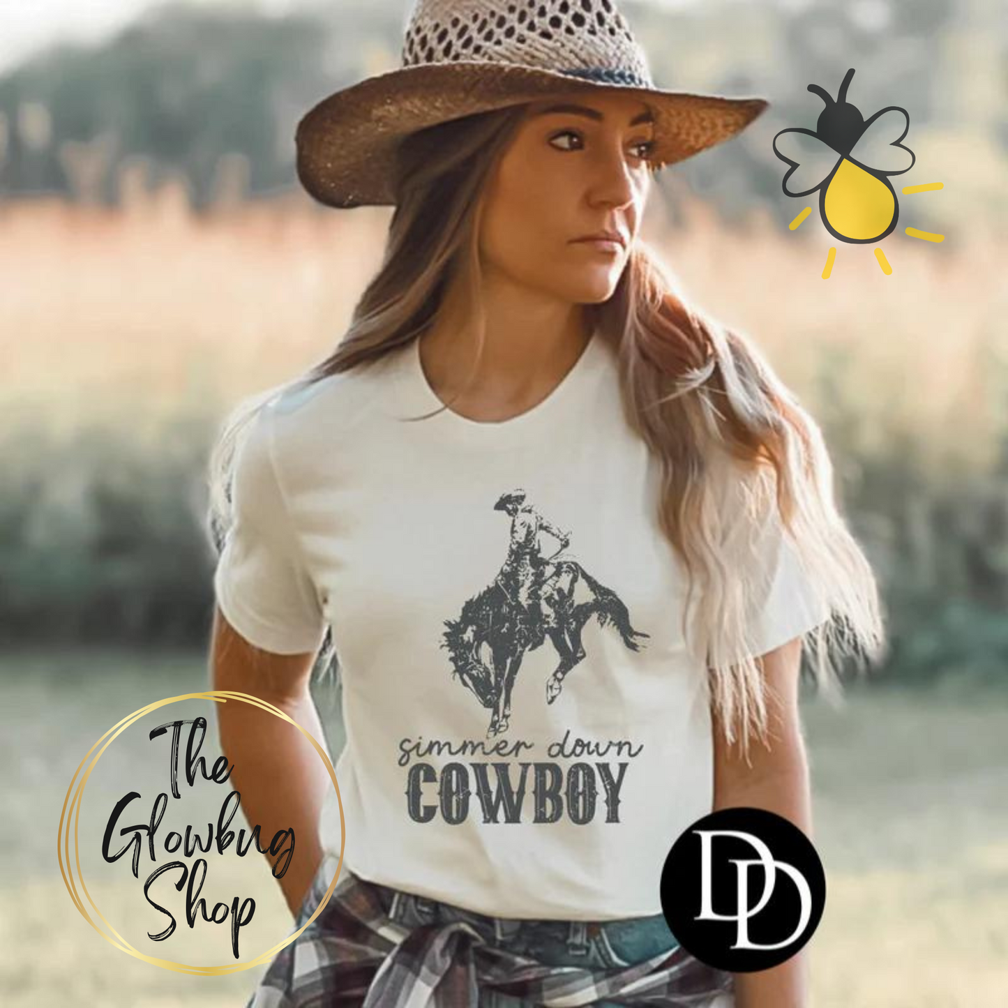 Simmer Down Cowboy (cool gray ink)