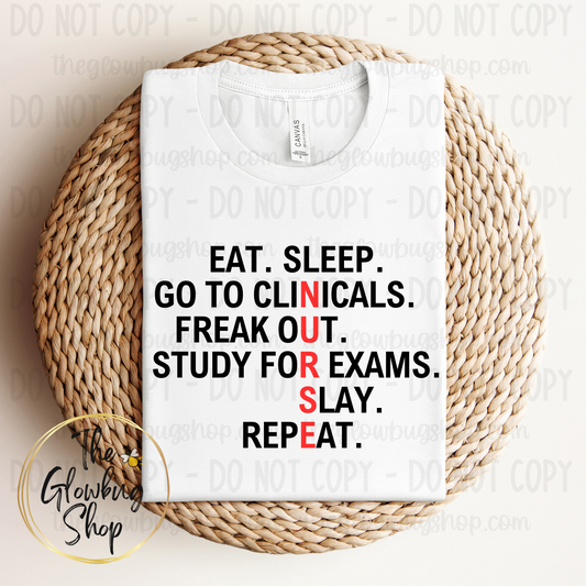 Eat. Sleep. Study