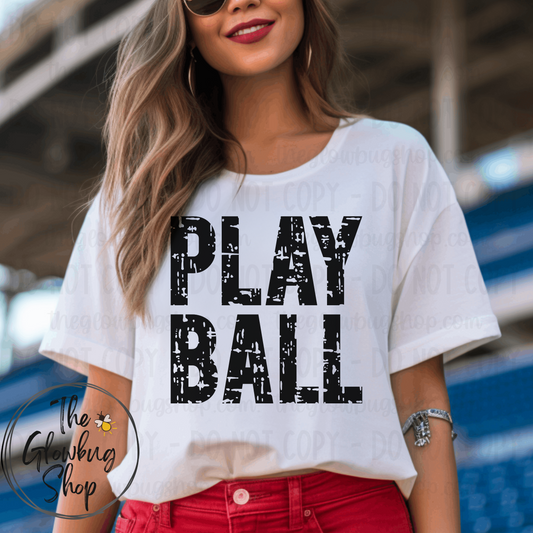 PLAY BALL (black ink)