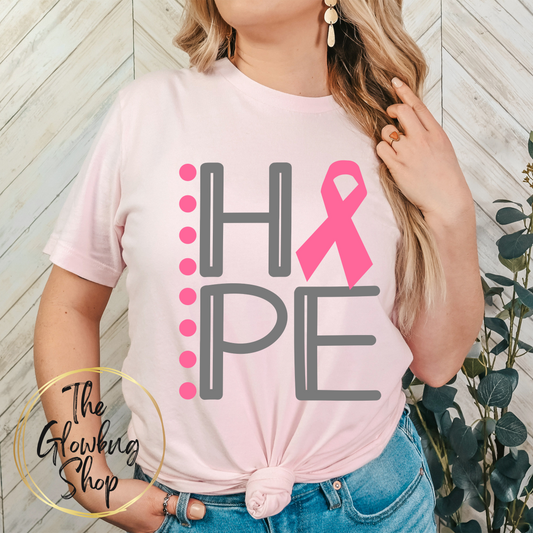 Hope (with pink ribbon)