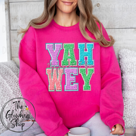 YAH WEH (faux chenille)