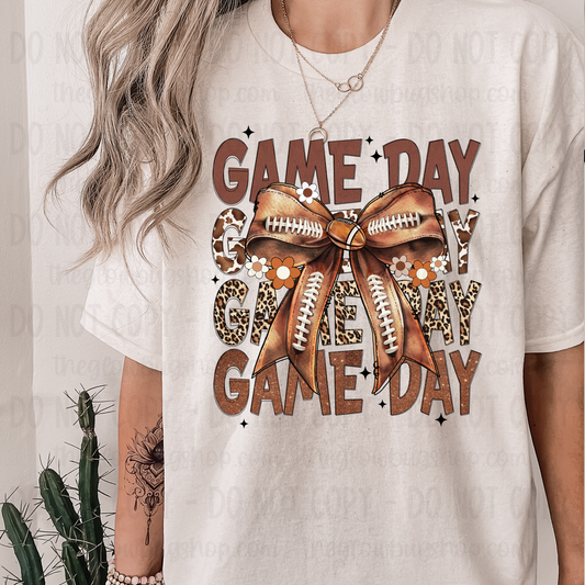 Game Day Football Bow