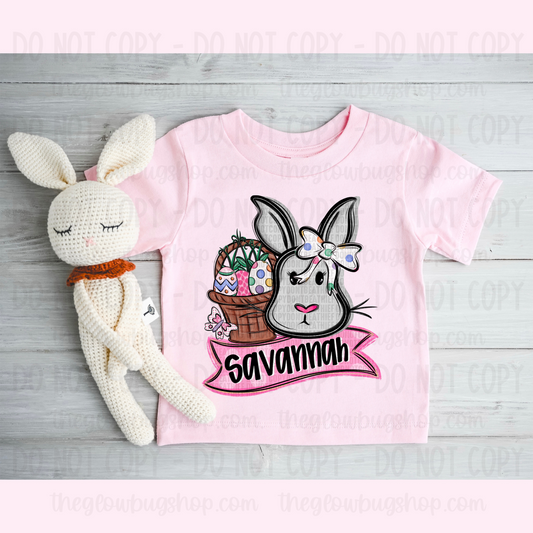Bunny Basket Pink (youth)