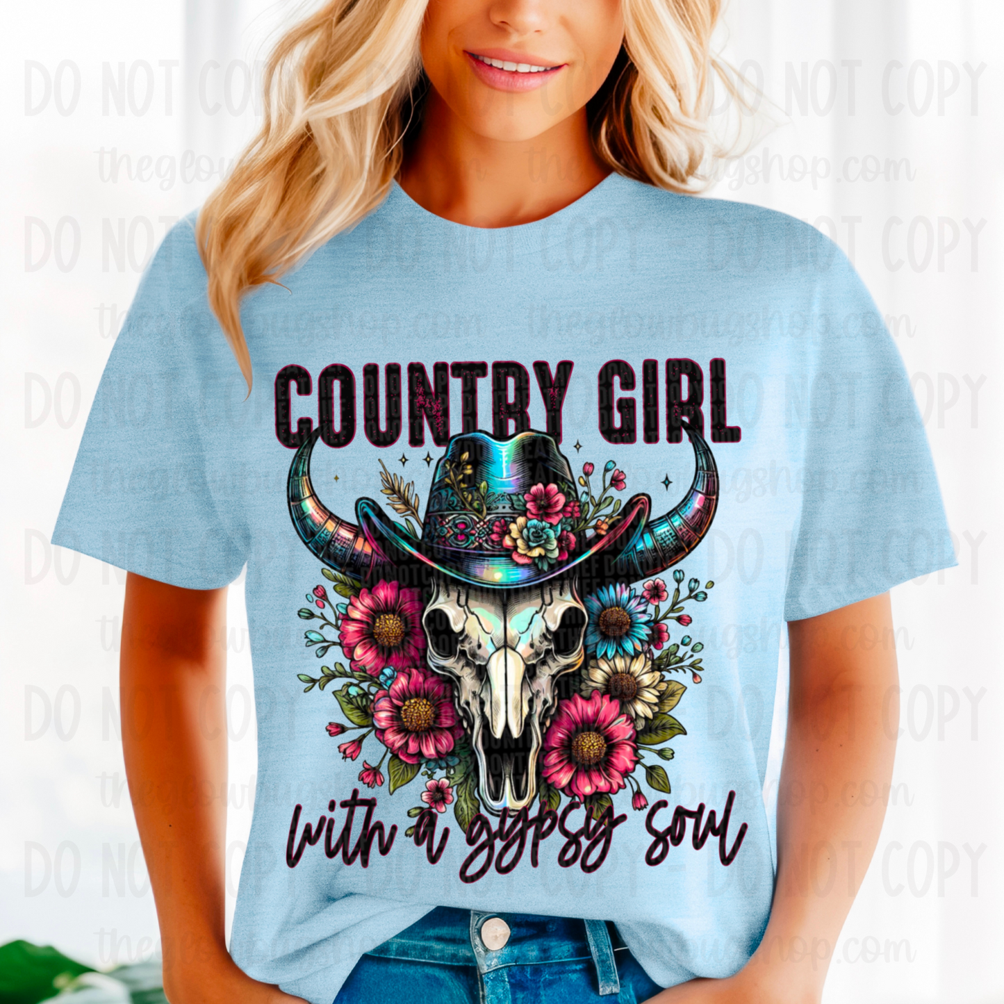 Country Girl (longhorn skull)