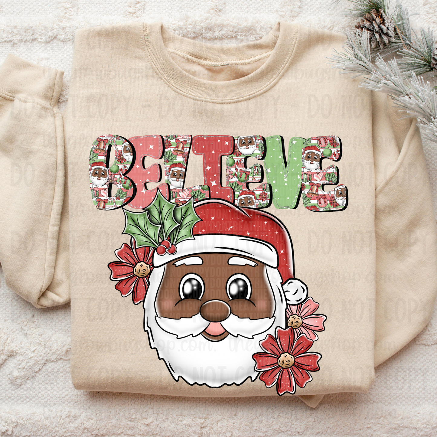 Believe (Santa Face 1)