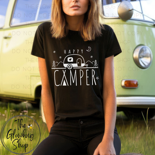 Happy Camper 4 (white ink)