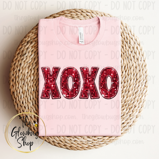 XOXO (faux sequins)