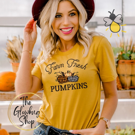 Farm Fresh Pumpkins (plaid)