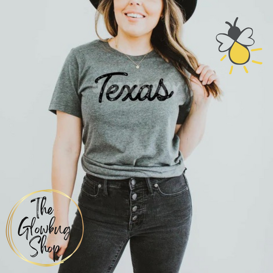 Texas (cursive)
