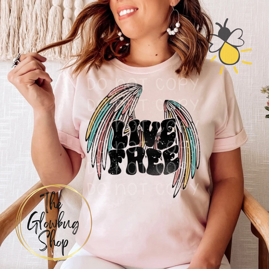 Live Free Butterfly